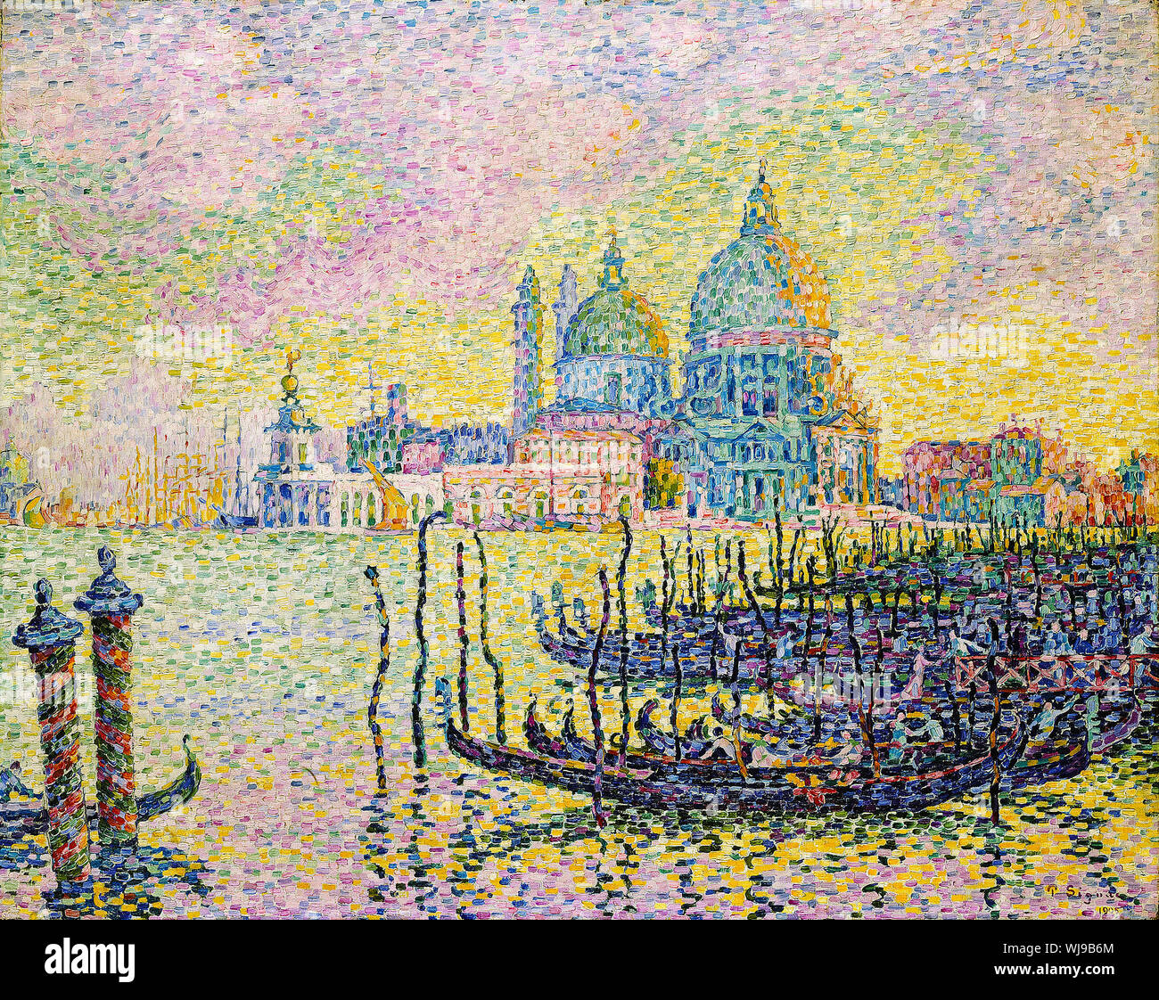 Paul Signac, Grand Canal, (Venezia), la pittura di paesaggio, 1905 Foto Stock