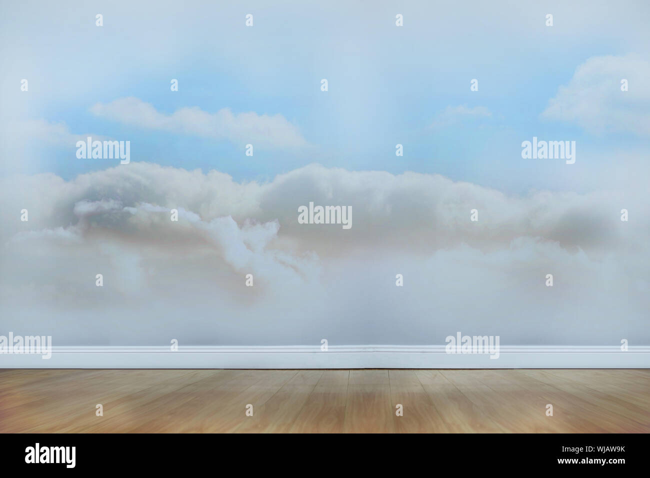 Le nuvole in una stanza Foto Stock