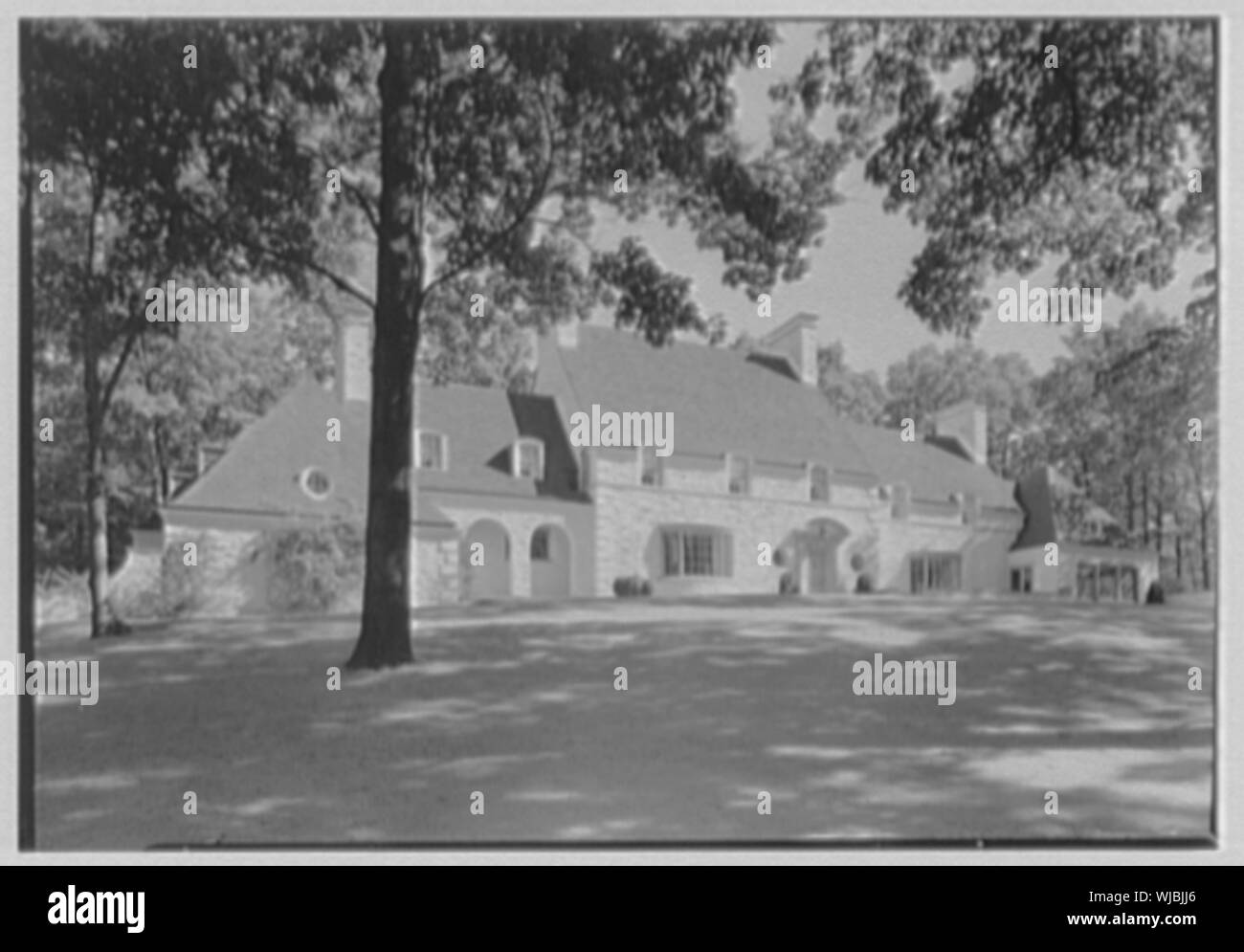 Harold F. Reindahl, residence sulla foresta Rd., Essex Fells, New Jersey. Foto Stock