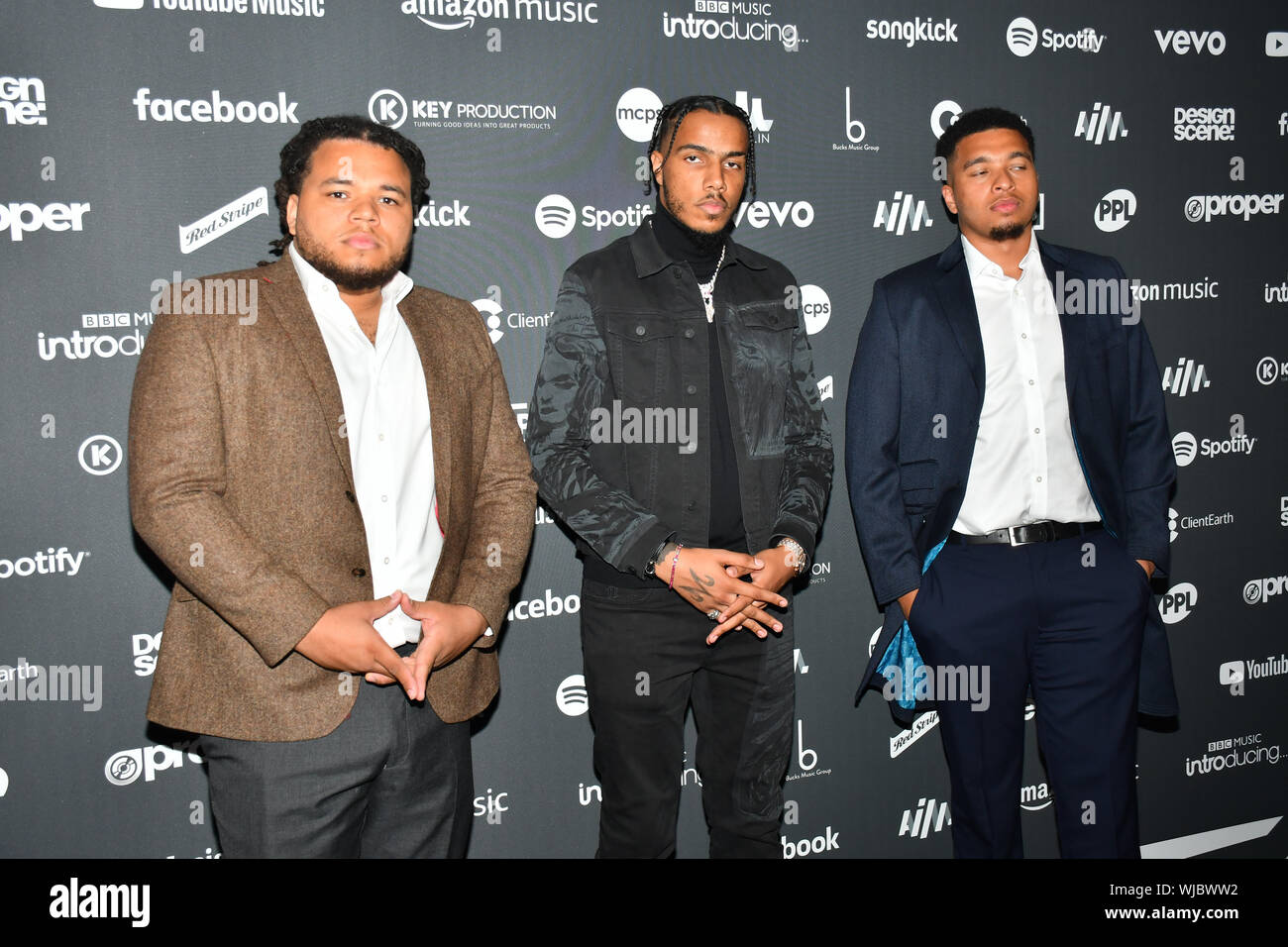 Londra, Regno Unito. 03Sep, 2019. AJ Tracey Arrivers a scopo di musica indipendente premi al Roundhouse il 3 settembre 2019, Camden Town, Londra, Regno Unito. Credito: Picture Capital/Alamy Live News Foto Stock