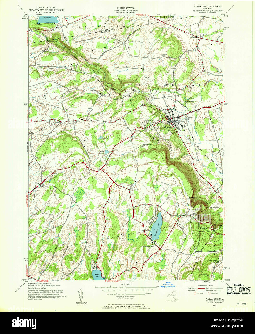 New York NY Altamont 136598 1944 24000 Restauro Foto Stock