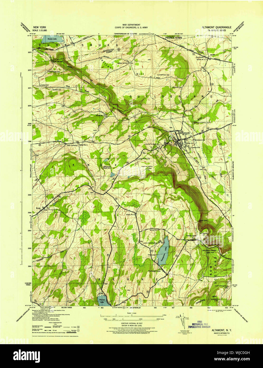 New York NY Altamont 136601 1946 31680 Restauro Foto Stock