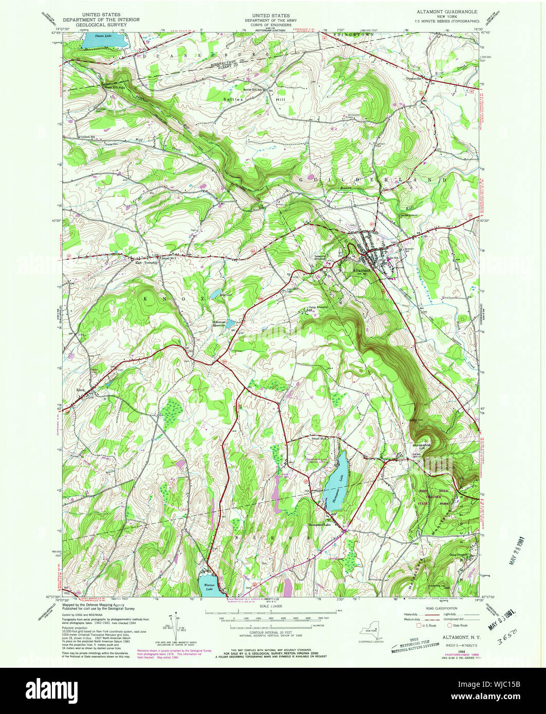 New York NY Altamont 136602 1944 24000 Restauro Foto Stock