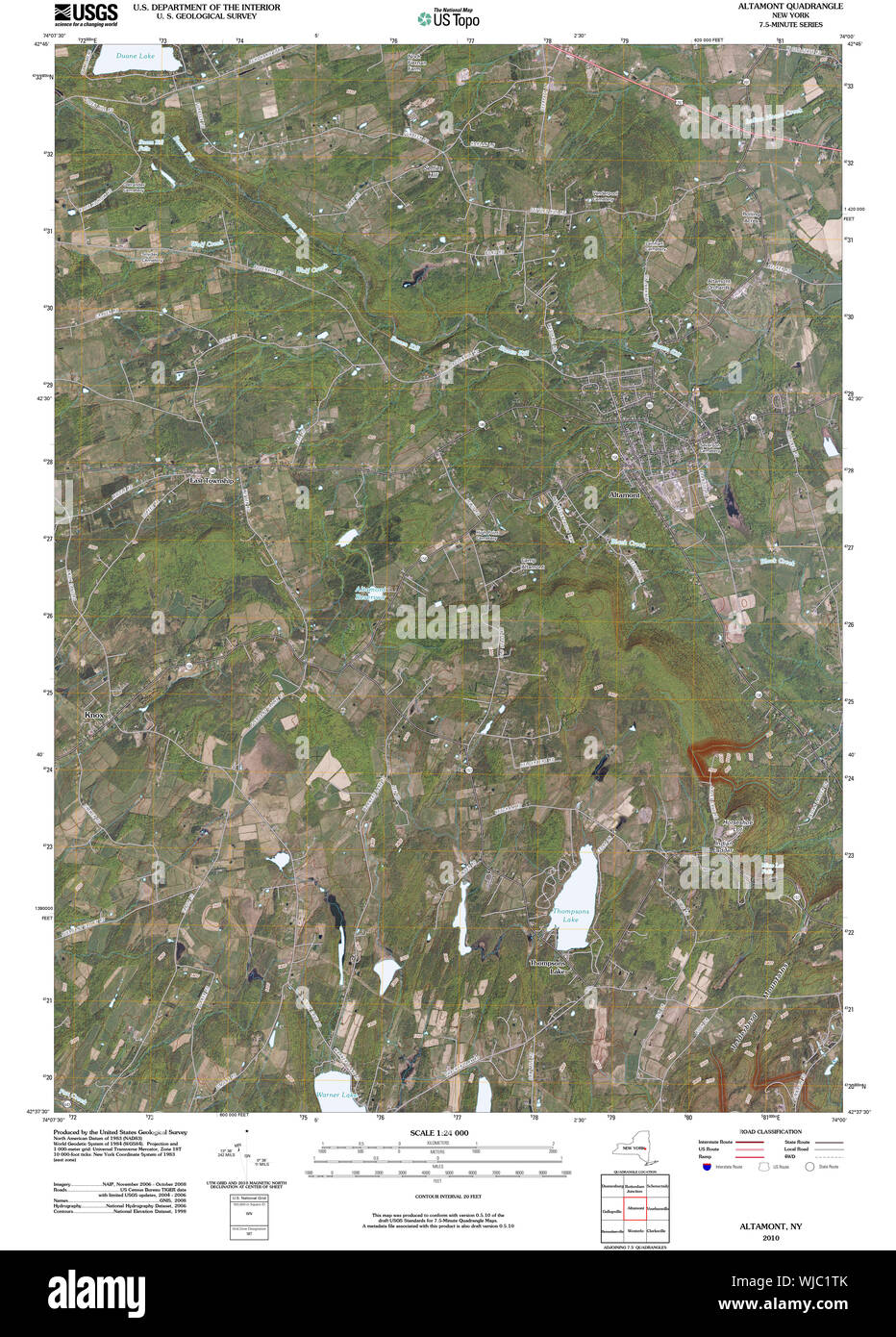 New York NY Altamont 20100415 TM il restauro Foto Stock