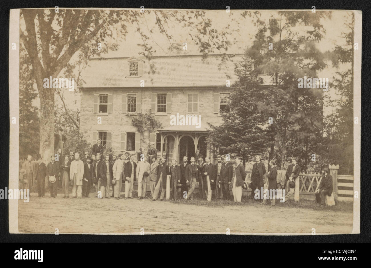Harriet Beecher Stowe's house, Andover, messa. / Yeaw & Co., n. 166 Essex Street, Lawrence, messa. ; A. Yeaw, M.H. Lufkin. Foto Stock
