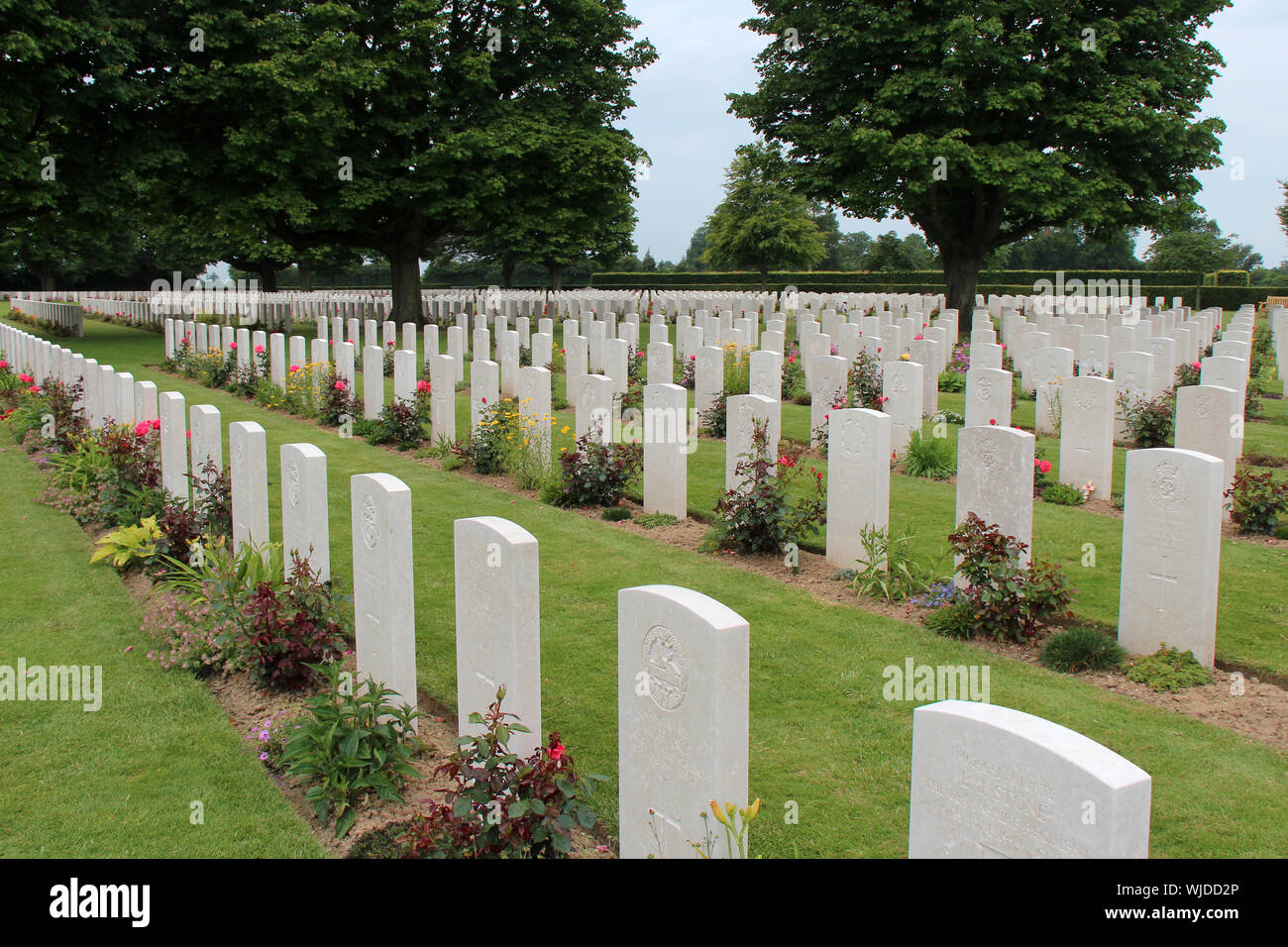 British cimitero militare di Bayeux (NORMANDIA - FRANCIA) Foto Stock