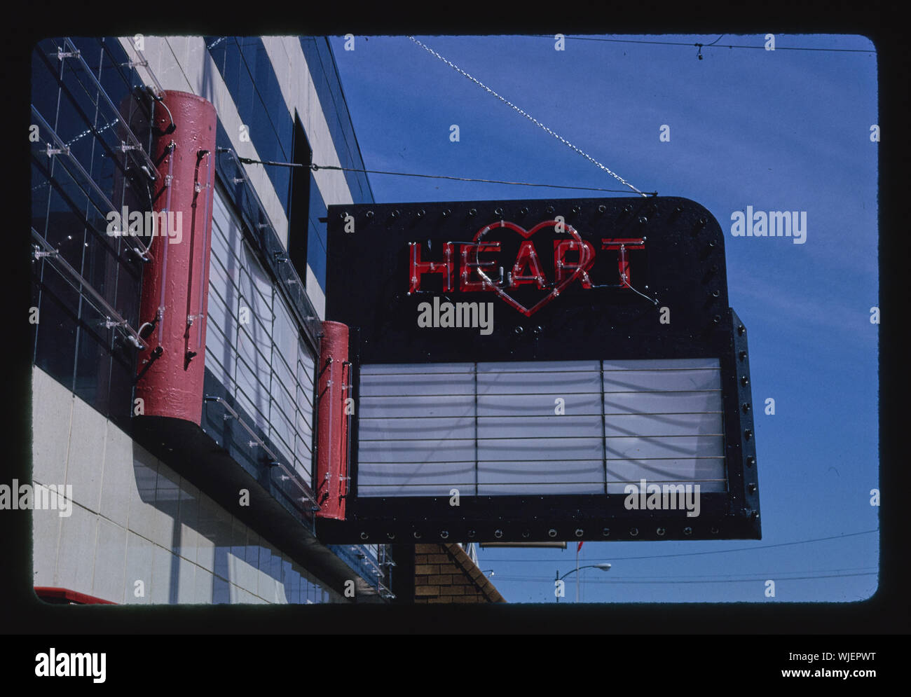 Cuore Theatre Marquee, Main Street, Hartford, Michigan Foto Stock