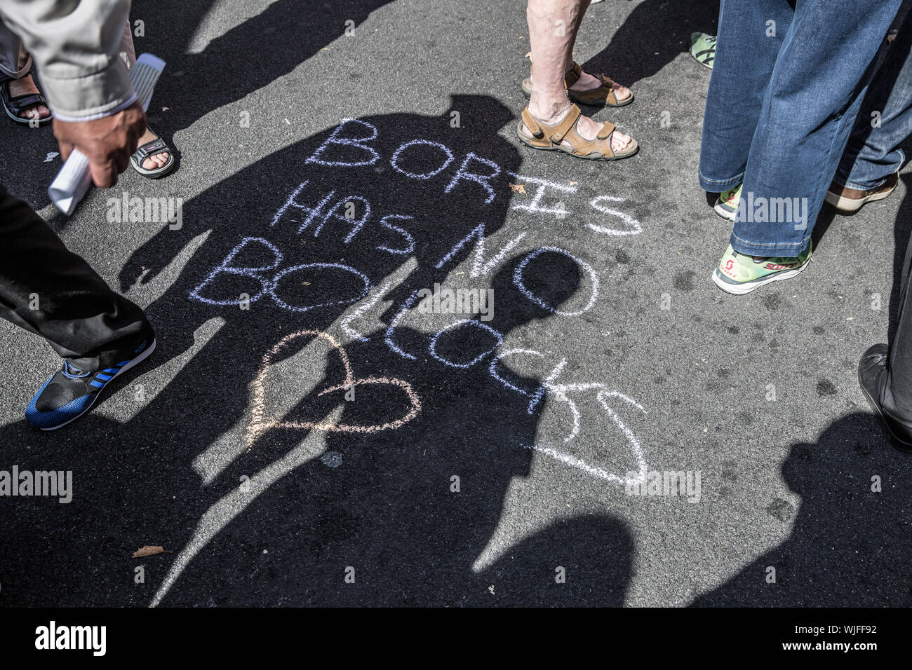 Pro democrazia rally, Londra 31 Agosto 2019 Foto Stock