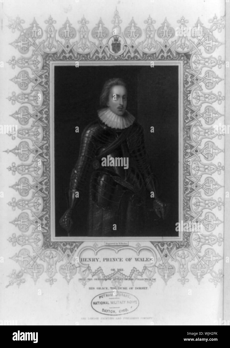 Henry, Principe di Galles / incisi a. W. Finden. Foto Stock