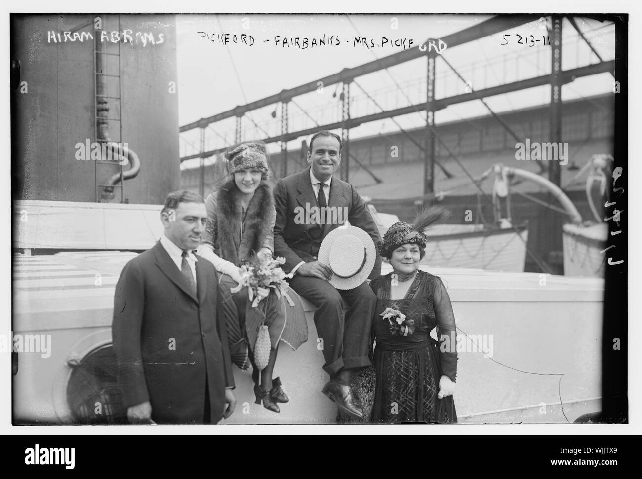 Hiram Abrams, Mary Pickford - Doug Fairbanks - Sig.ra Pickford Foto Stock