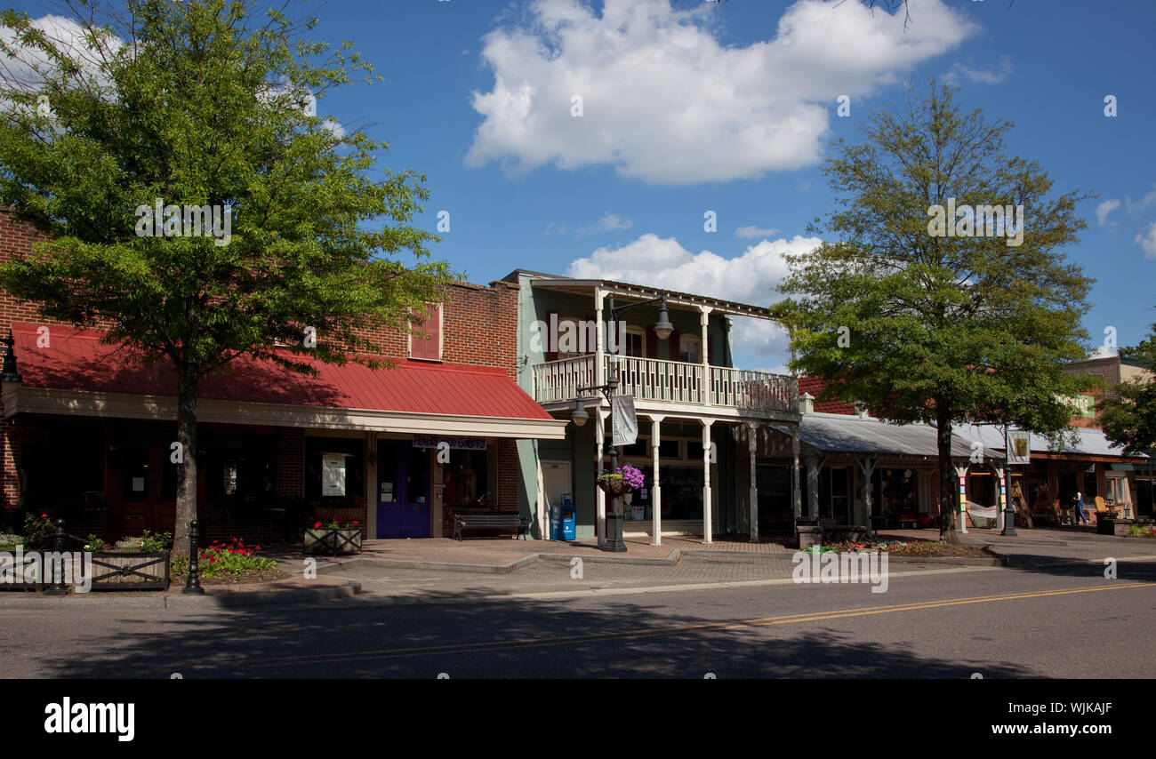 Northport storica area di Tuscaloosa, Alabama Foto Stock