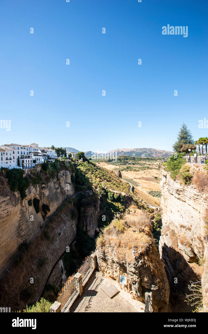 Bella città di Ronda Foto Stock