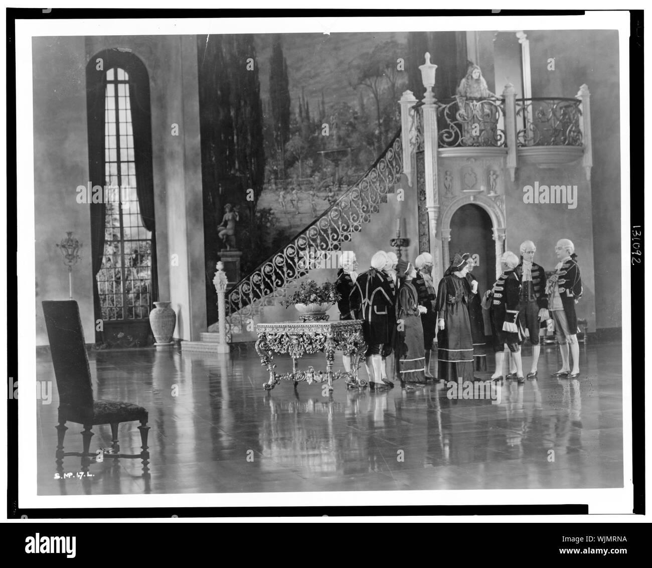 Set di Hollywood - Vista interna del palace Foto Stock