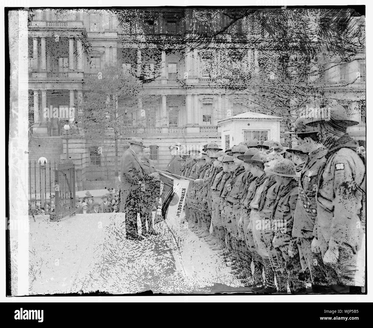 Hoover & Boy Scout Foto Stock