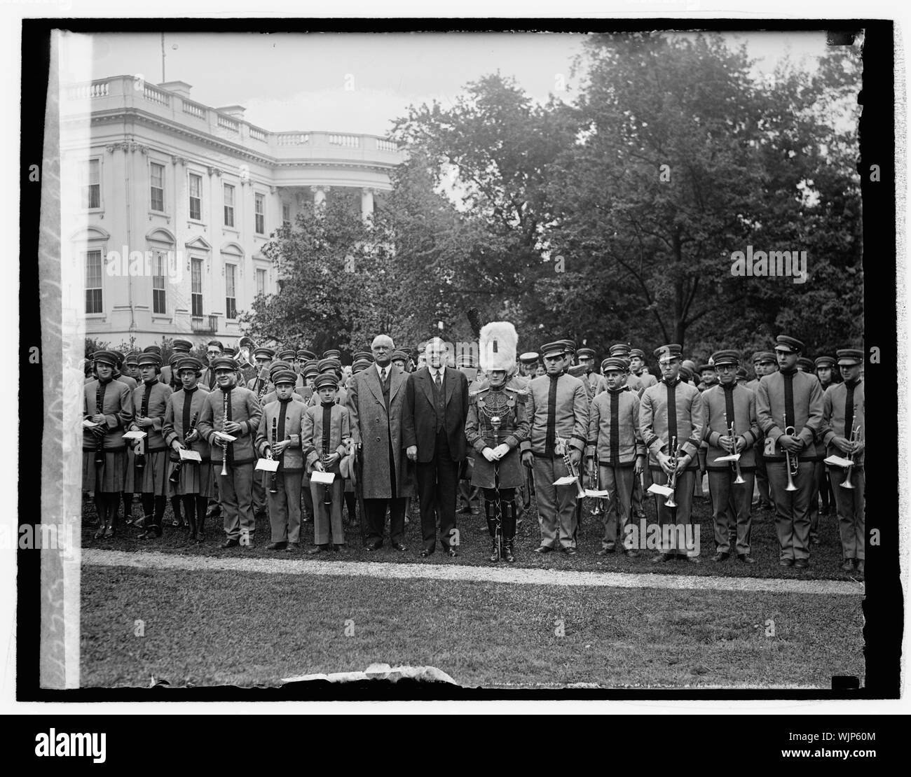 Hoover & Drury High School Band, 5/9/29 Foto Stock