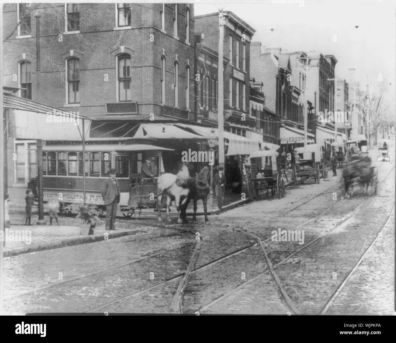 Cavallo auto in Washington, D.C. Foto Stock