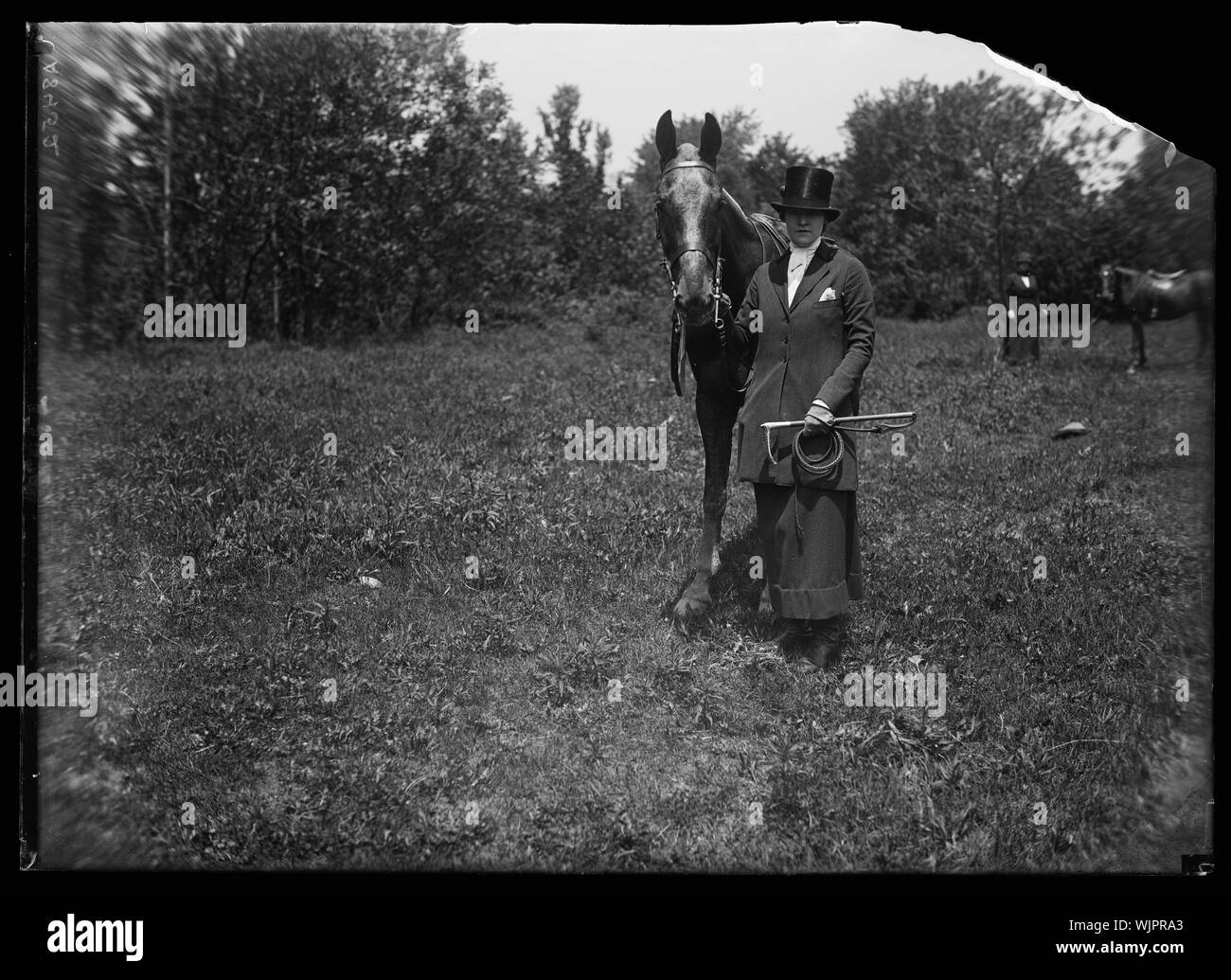 Horse show le foto. La sig.ra Chas. L. Clifford Foto Stock