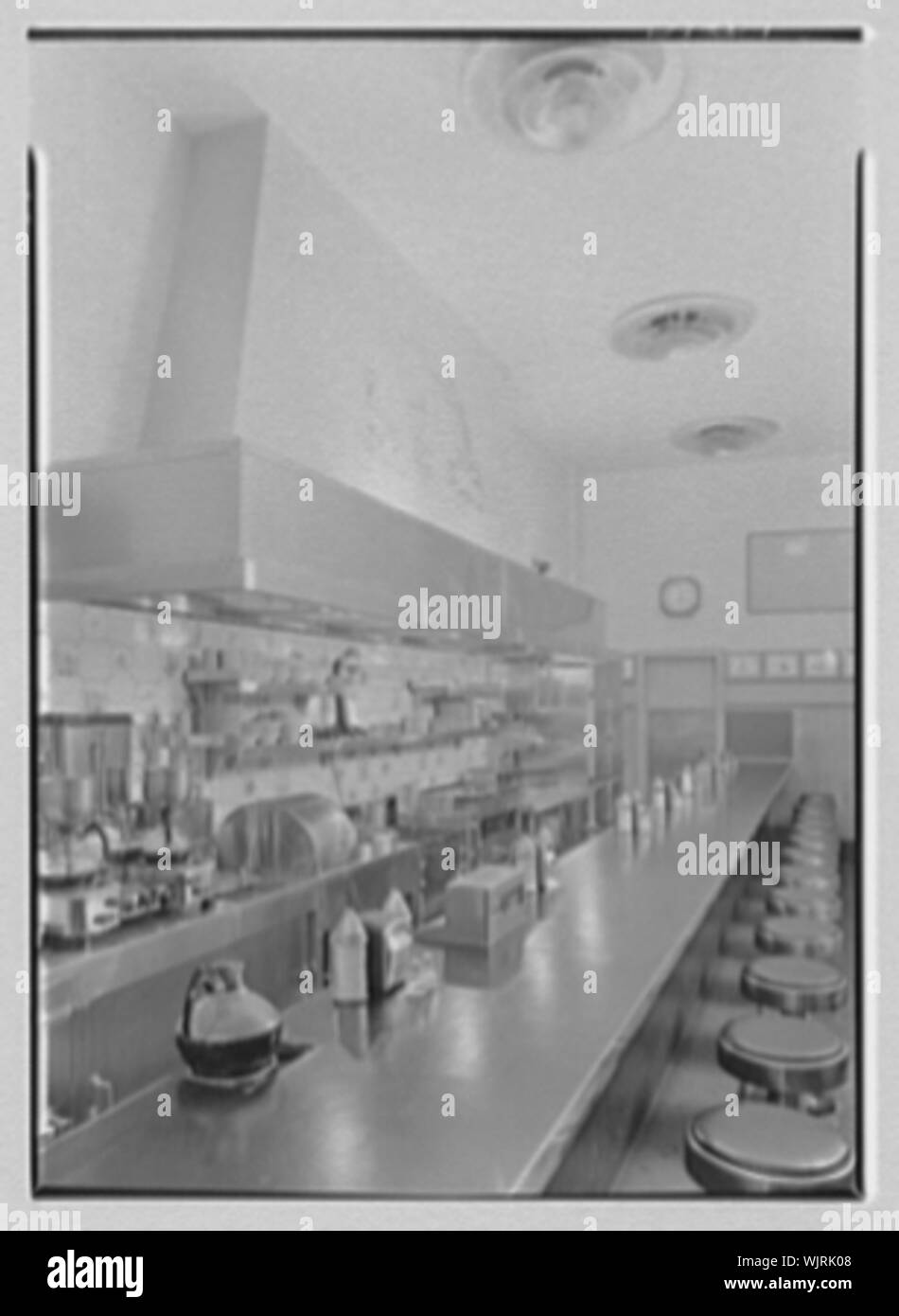 Hotel Bryant Coffee Bar, Broadway e 54th St., New York City. Foto Stock