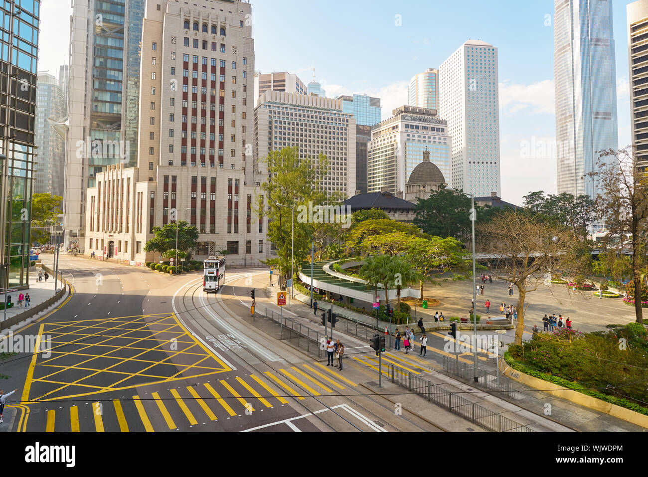 HONG KONG CINA - Circa febbraio, 2019: Hong Kong nelle ore diurne. Foto Stock