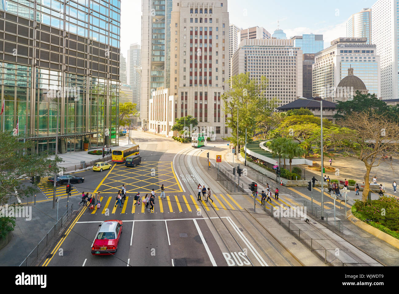 HONG KONG CINA - Circa febbraio, 2019: Hong Kong nelle ore diurne. Foto Stock