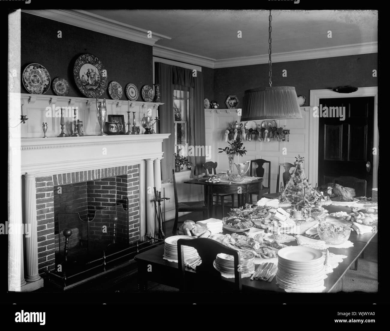 La prima colazione di suoneria, casa di Geo. Slater, Upperville, Va. Rose Hill Foto Stock