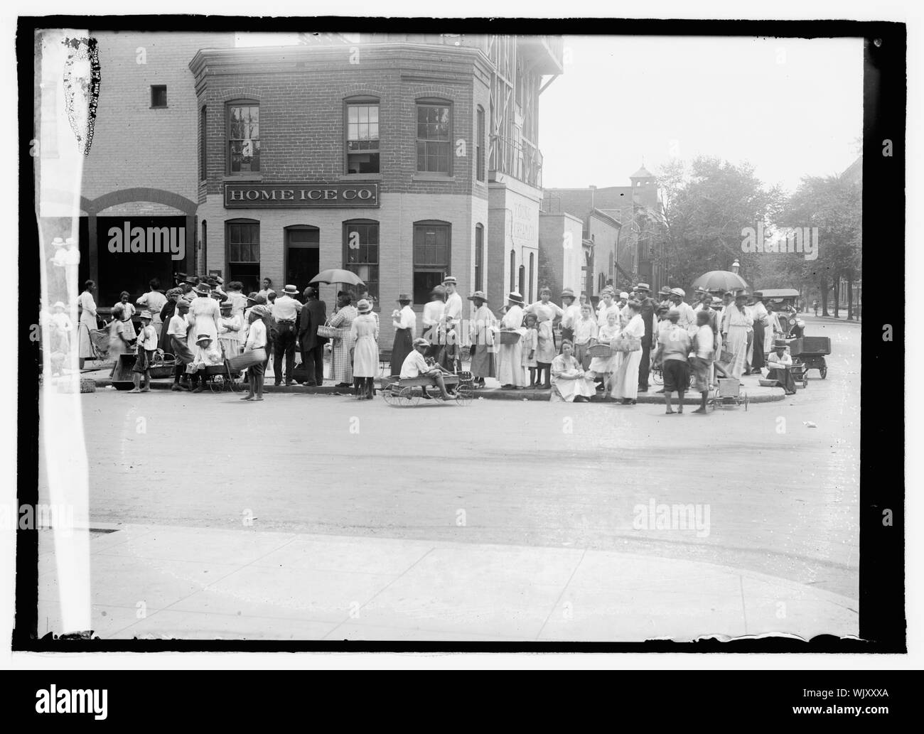 Linee di ghiaccio Foto Stock