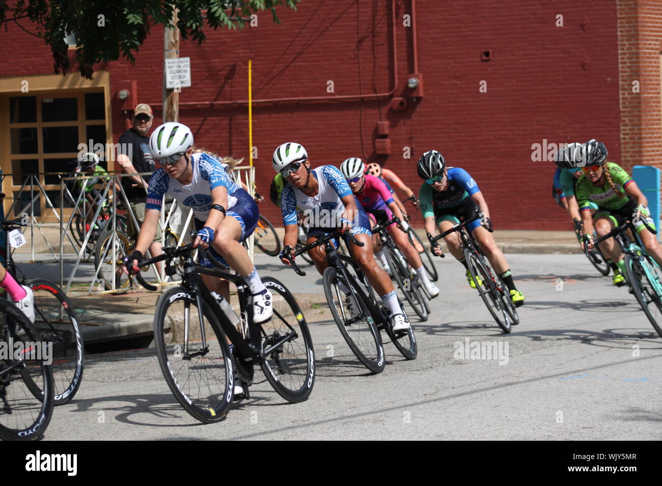 Tre ampi in giro Foto Stock