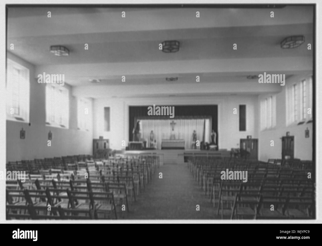 Immacolata Concezione Scuola, E. XIII SAN, ad est di 1° Avenue, New York City. Foto Stock