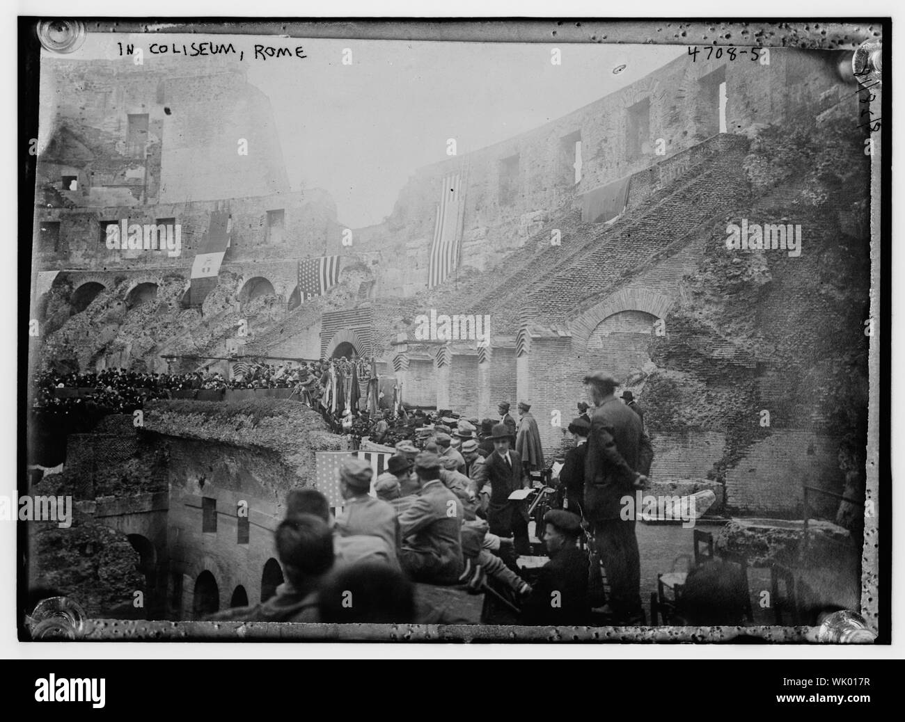 Nel Colosseo, Roma Foto Stock