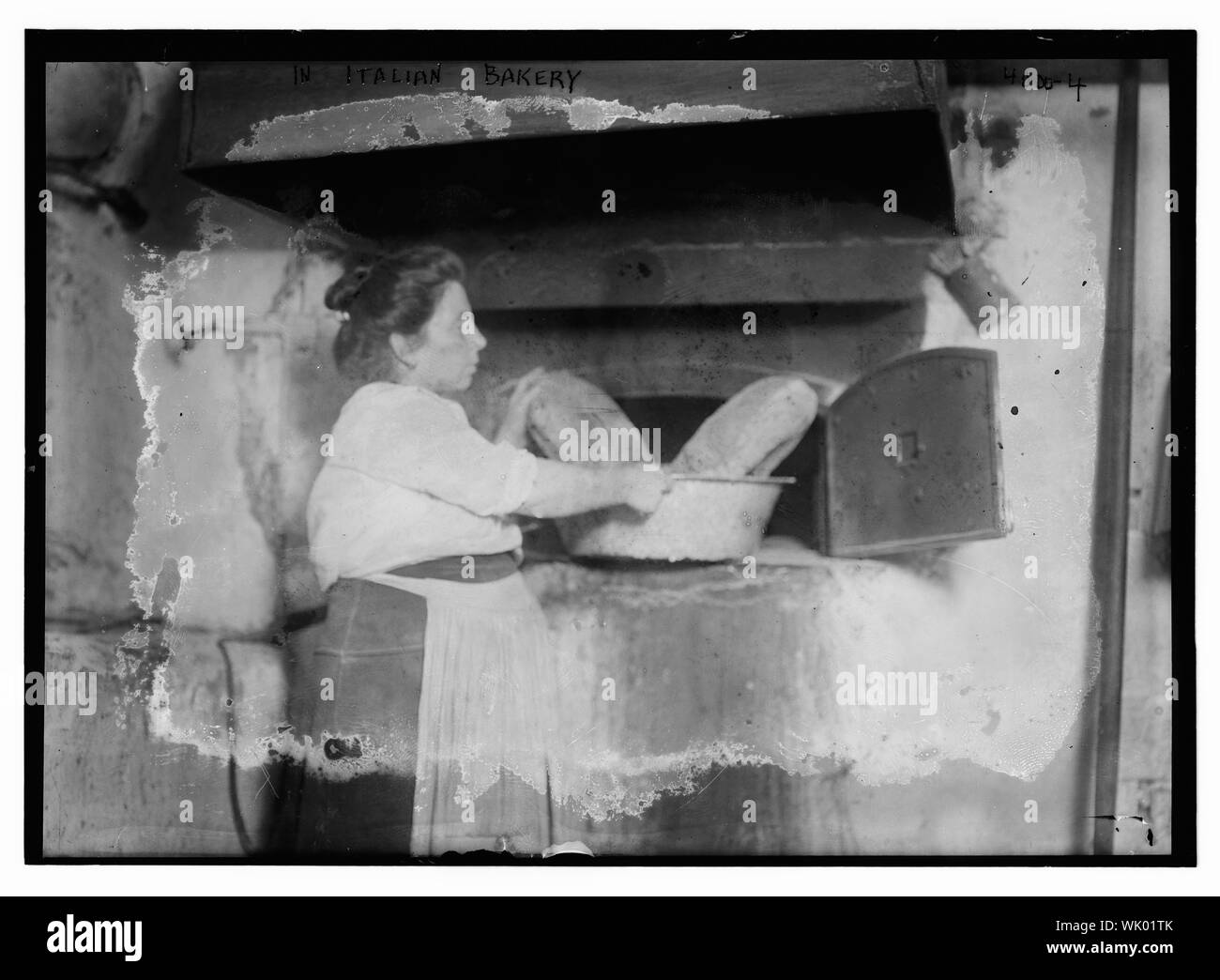 In panificio italiano Foto Stock