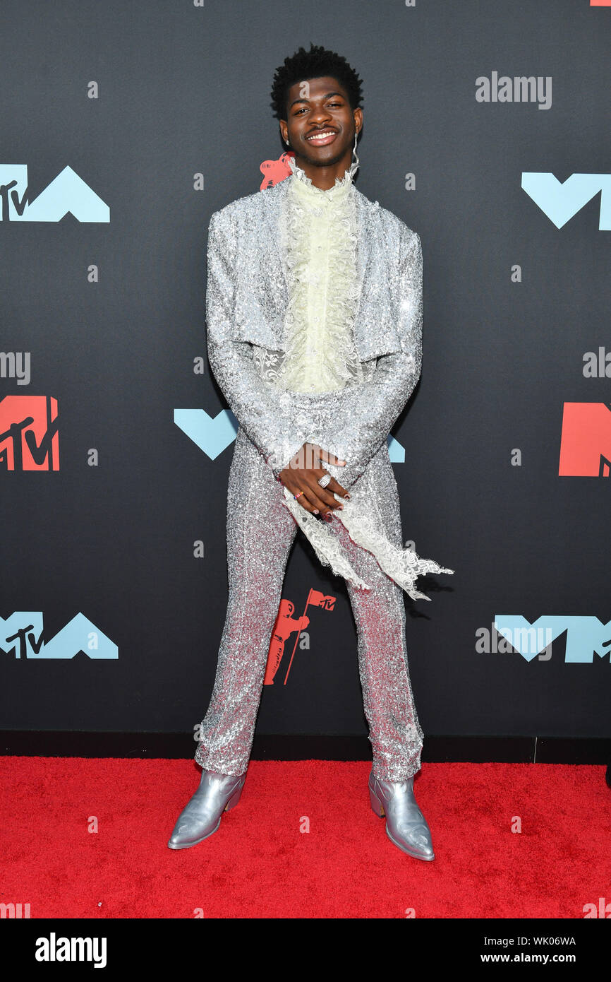 Lil Nas X assiste il 2019 MTV Video Music Awards presso il Centro Prudential su agosto 26, 2019 a Newark, New Jersey. Foto Stock