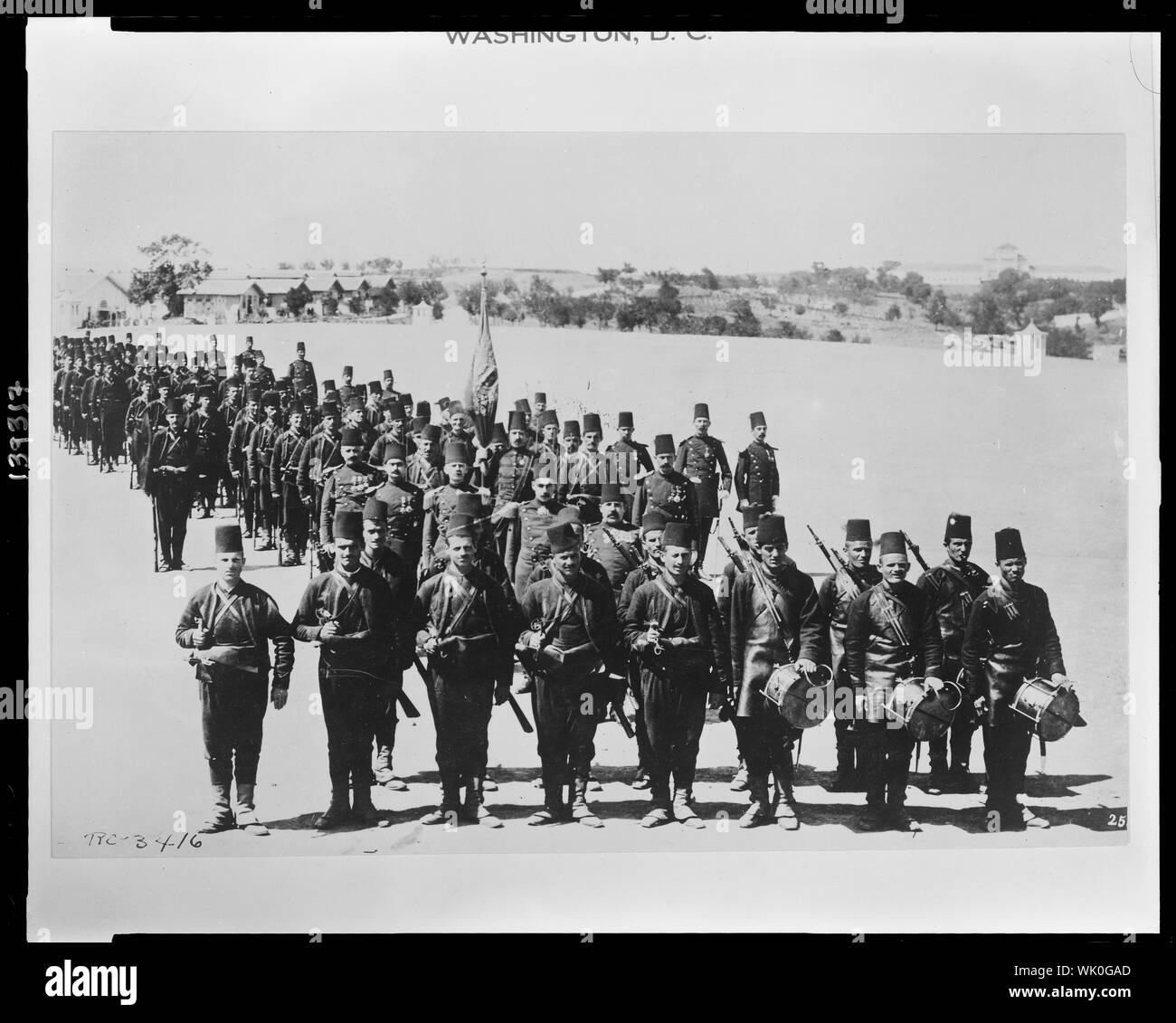 Nella capitale turca il Sultan's Guardia Imperiale. Foto Stock