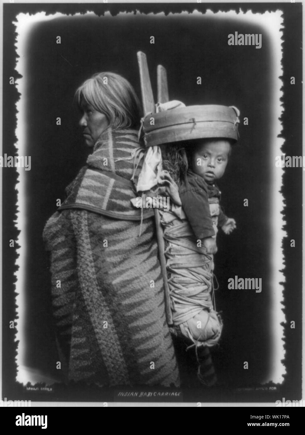 Indian baby carrello Foto Stock