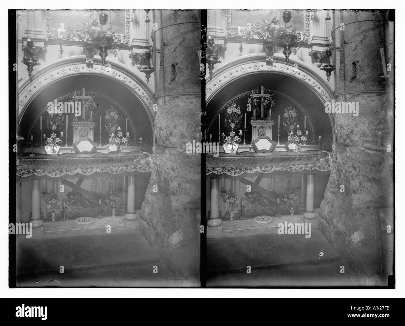 Int. della VII stazione, ovvero, interno della VII stazione della Croce Foto Stock