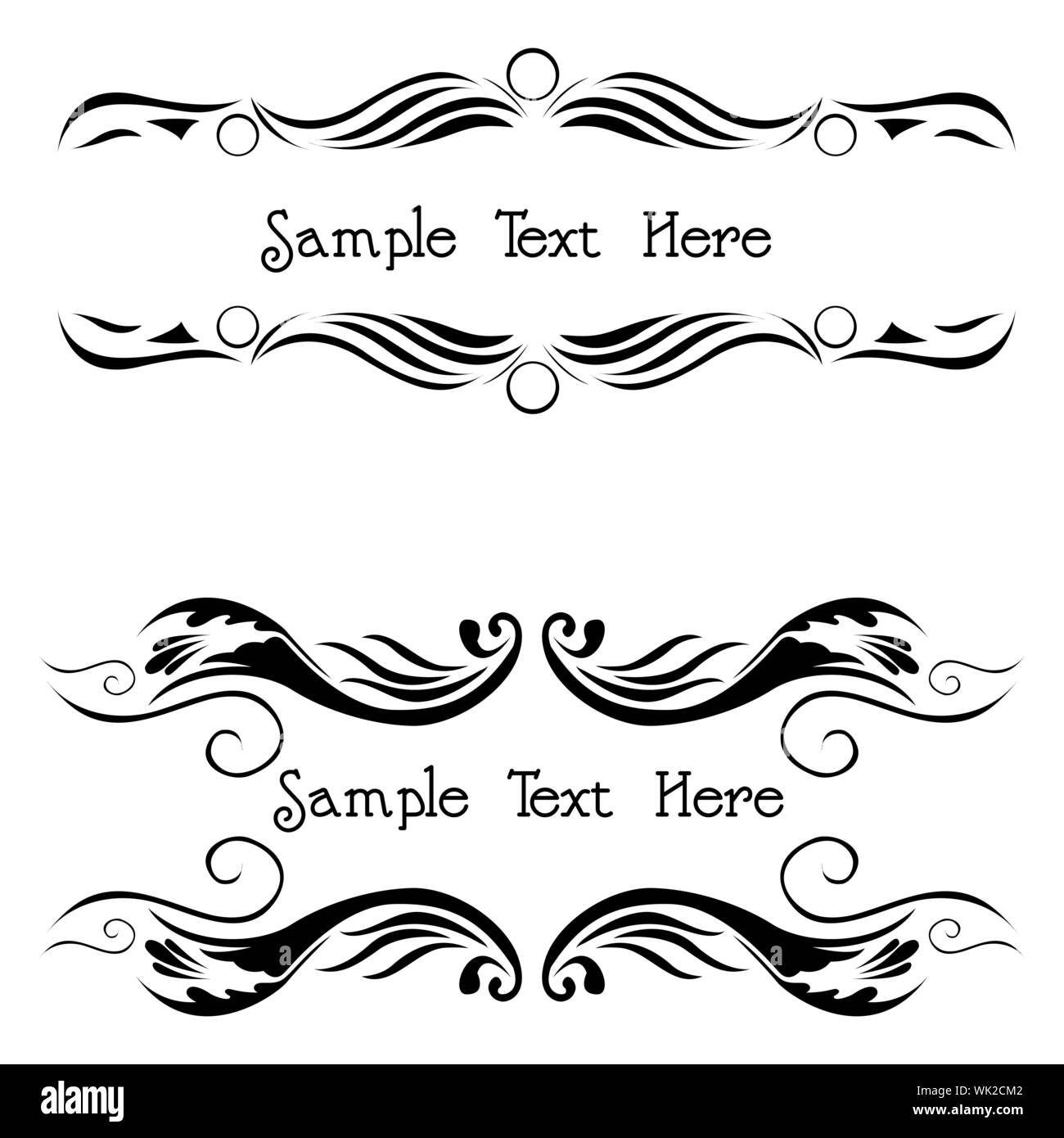 Illustrazione di molti motivo floreale Foto Stock