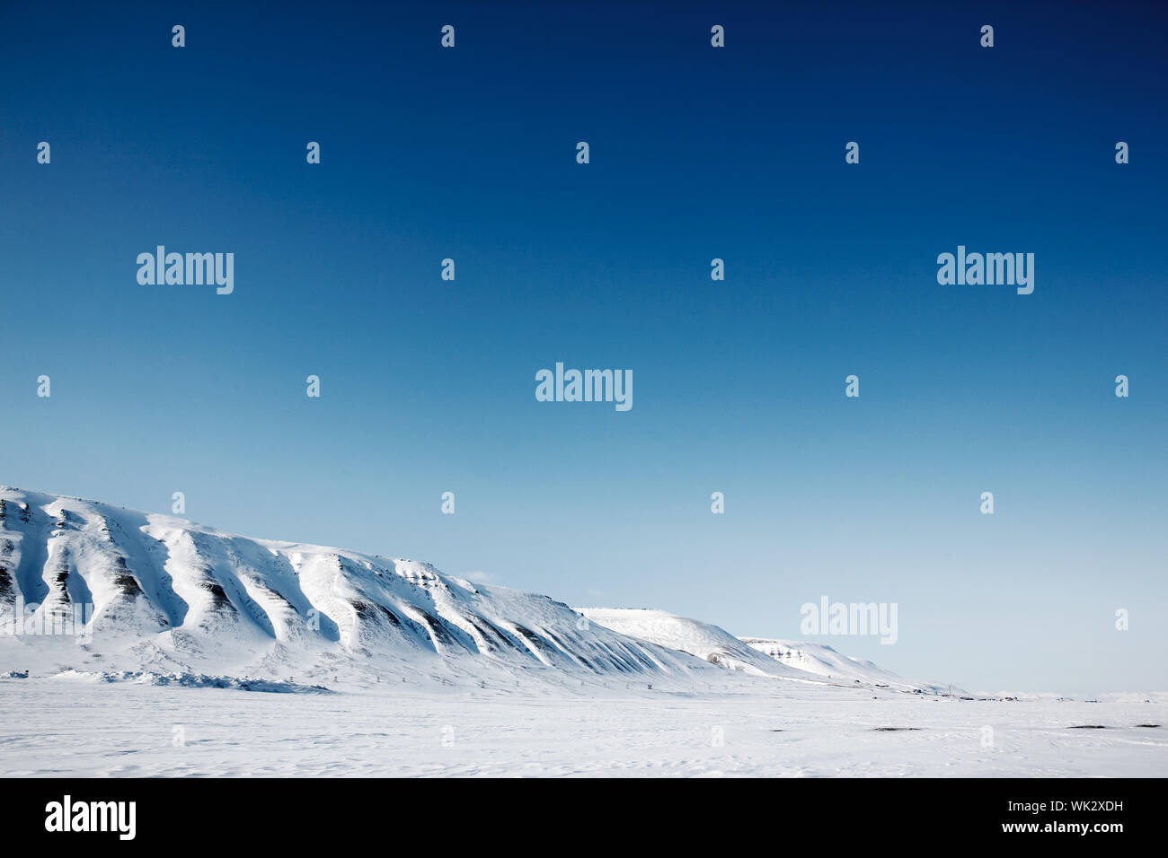 Paesaggio Svalbard Foto Stock