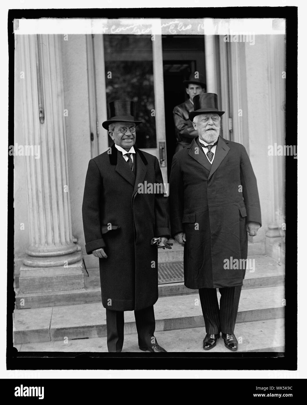 Italian Amb. & Il Conte Giovanni Elio, 10/4/29 Foto Stock
