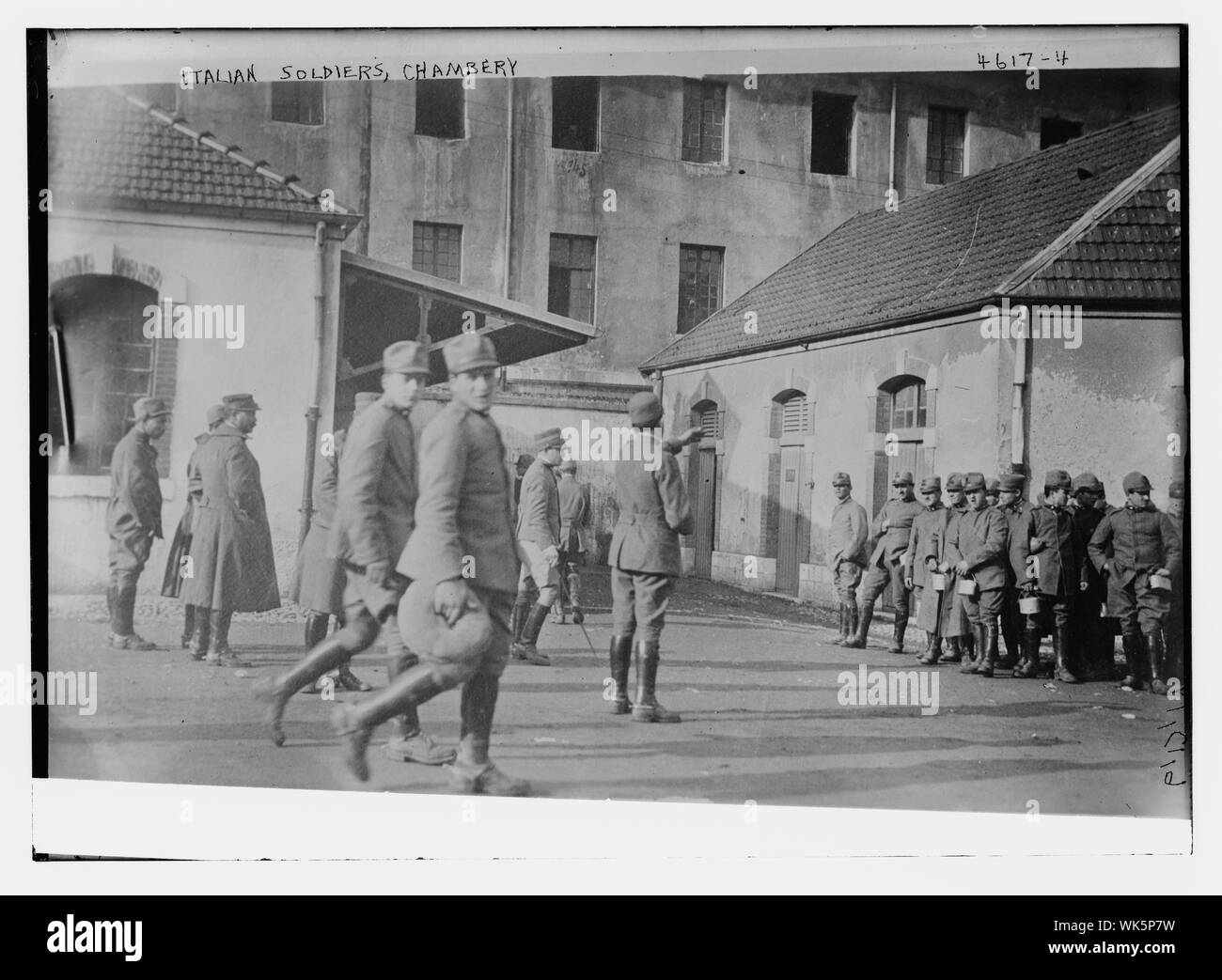 I soldati italiani, Chambery Foto Stock