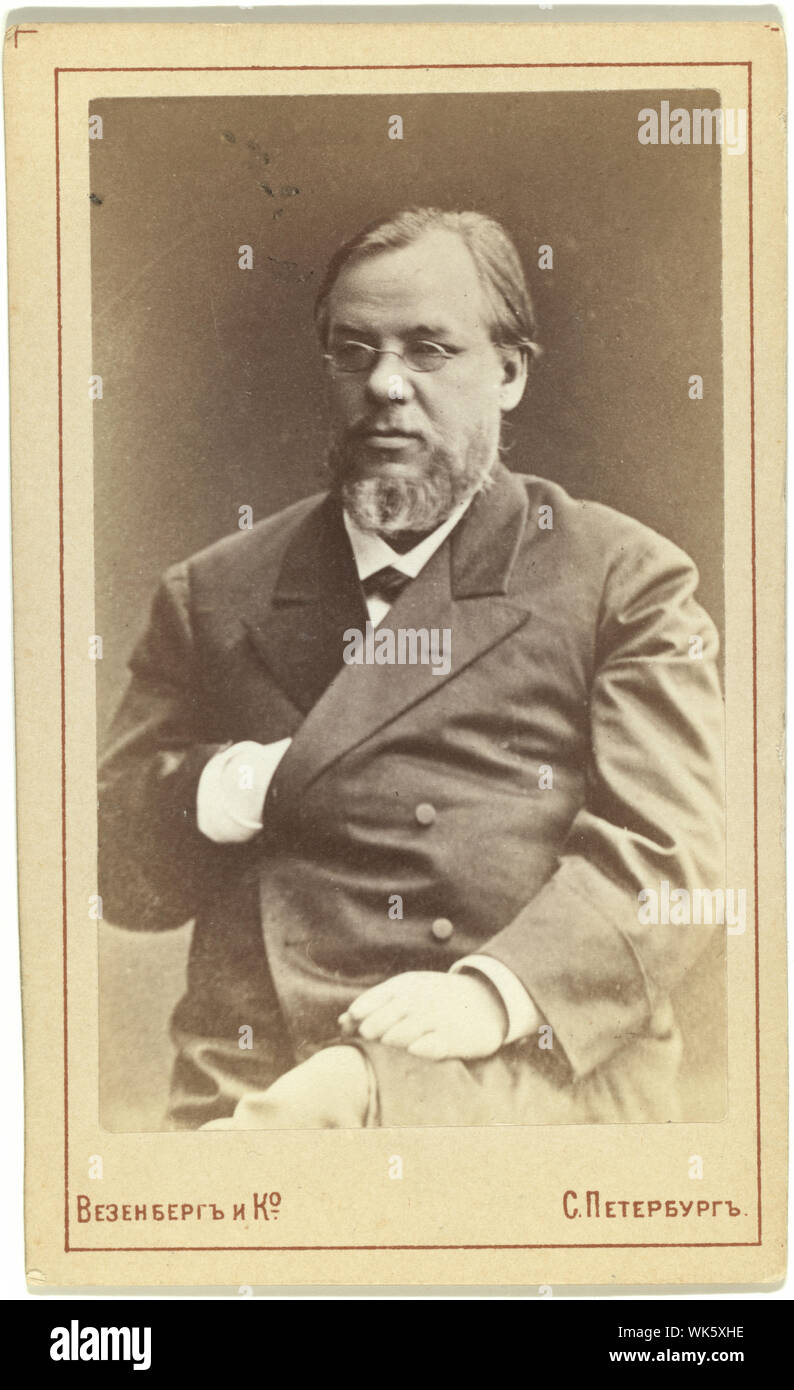 Ivan Petrovich Botkin, tre quarti di lunghezza verticale, rivolto leggermente verso sinistra Foto Stock