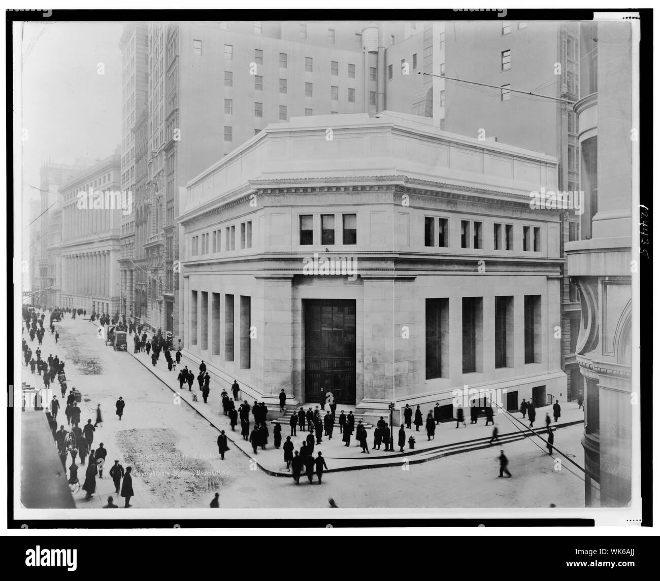 La JP Morgan & Co. Bldg., Parete & Broad Sts. Foto Stock
