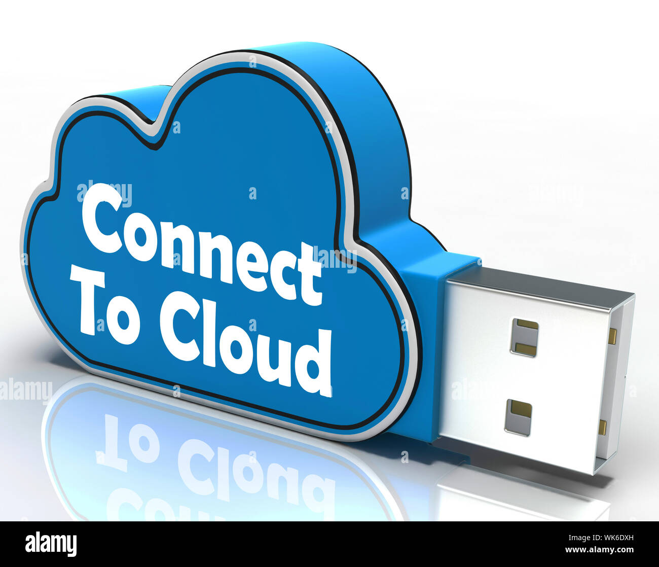 Collegare al Cloud pen drive significato di collegamento e di supporto  Business Cloud Foto stock - Alamy