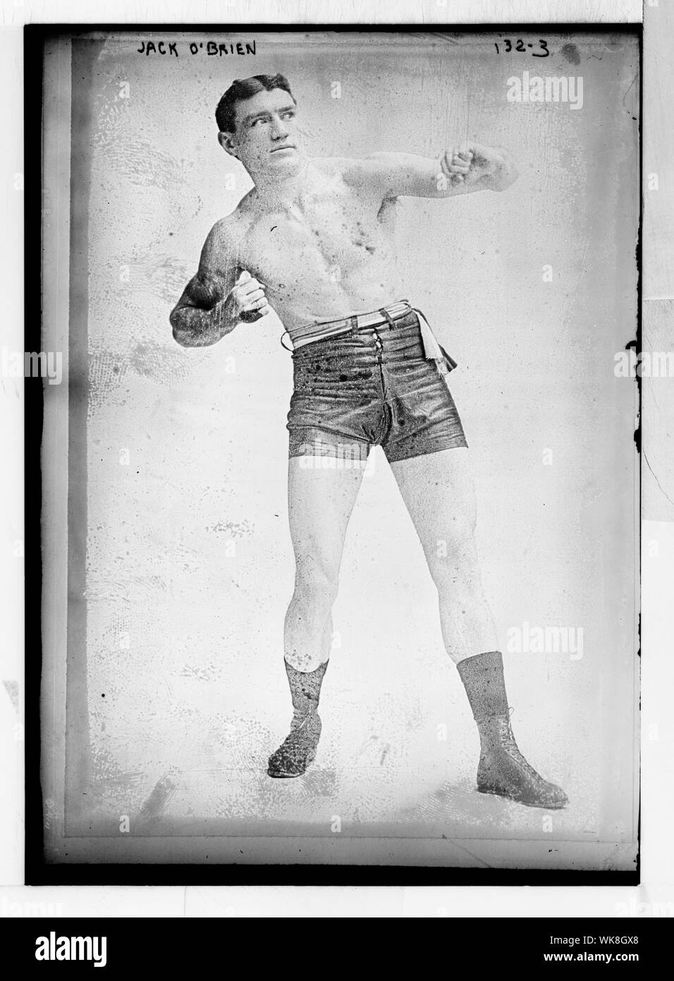 Jack O'Brien, in tronchi di wrestling Foto Stock