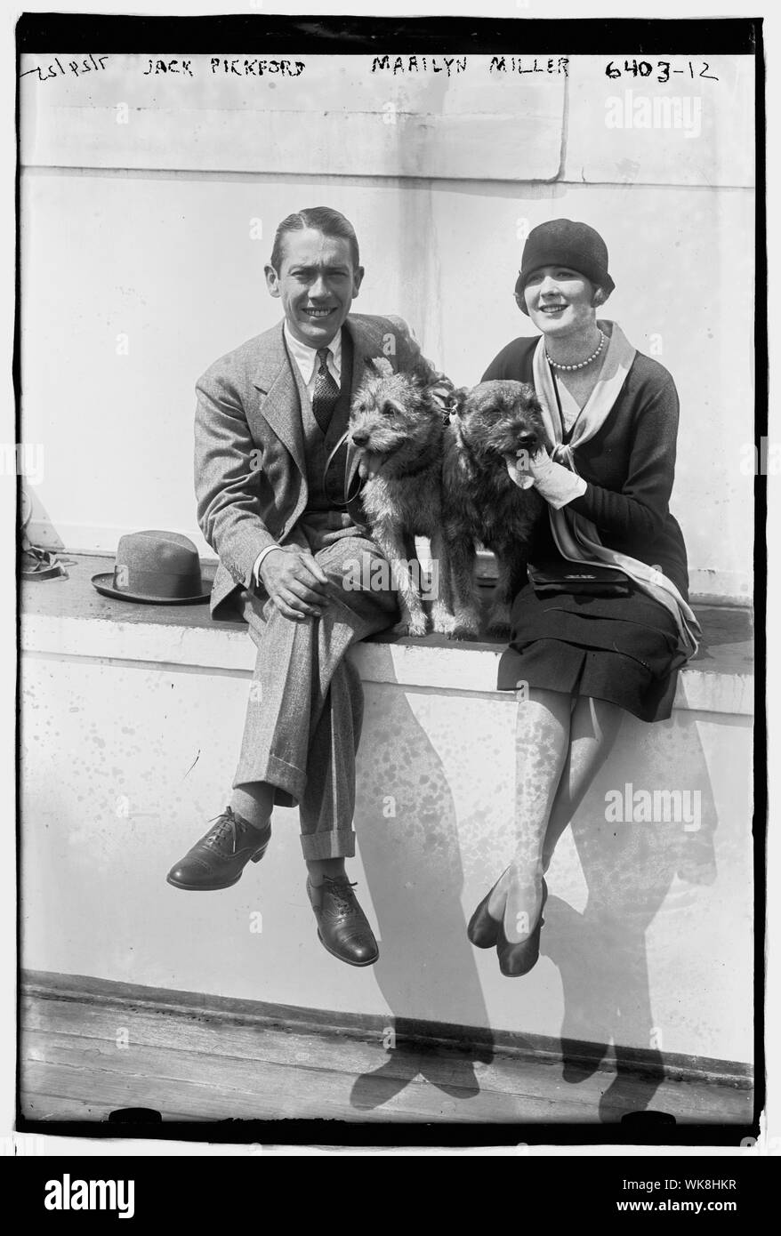 Jack Pickford & Marilyn Miller Foto Stock