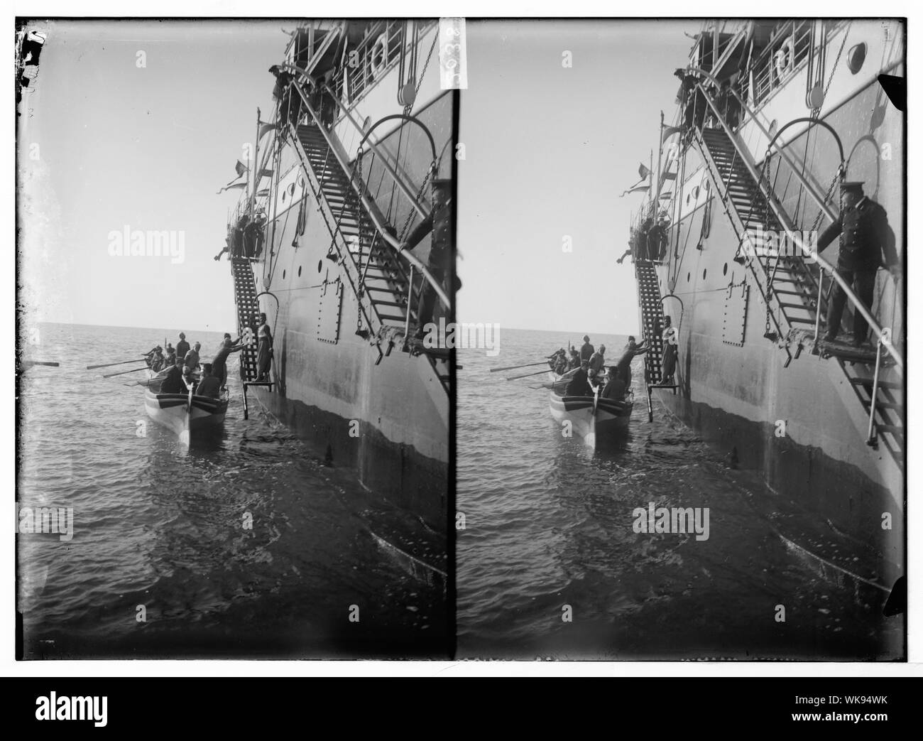 Jaffa. Imballaggio & esportazione di arance Foto Stock