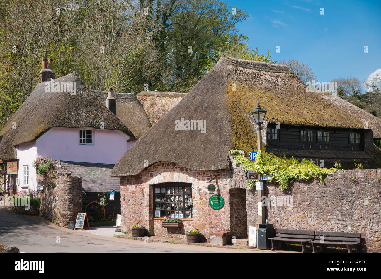 Il Vecchio Granaio Regali Cockington Village nr Torquay Devon England Foto Stock