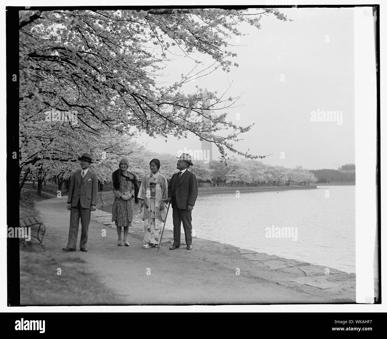 Jap. Ambasciatore Katsuji, Debuchi, & family, 3/29/29 Foto Stock