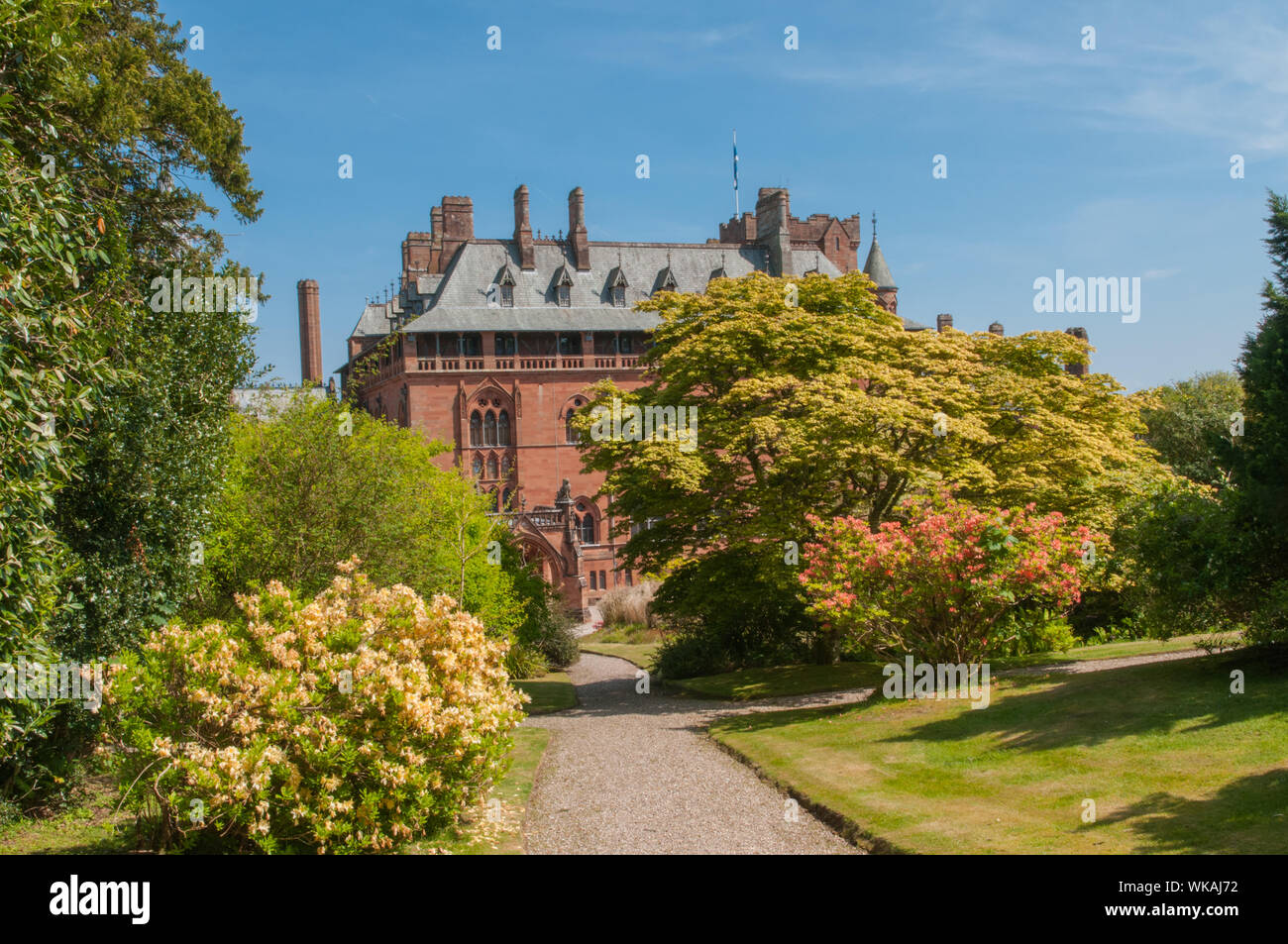 Mount Stuart House e Giardini Isle of Bute Argyll & Bute Scozia Scotland Foto Stock