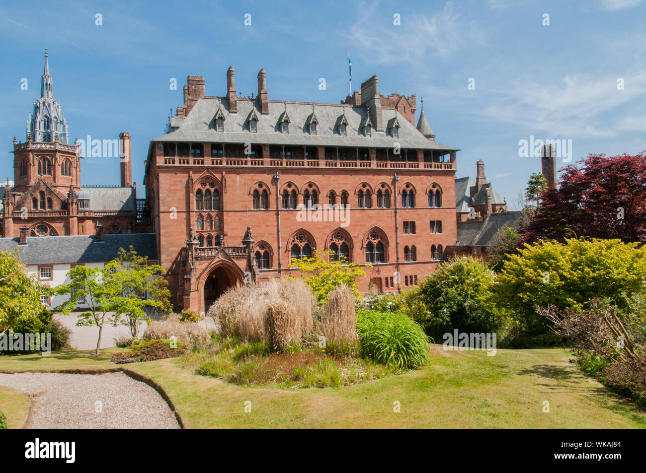 Mount Stuart House e Giardini Isle of Bute Argyll & Bute Scozia Scotland Foto Stock