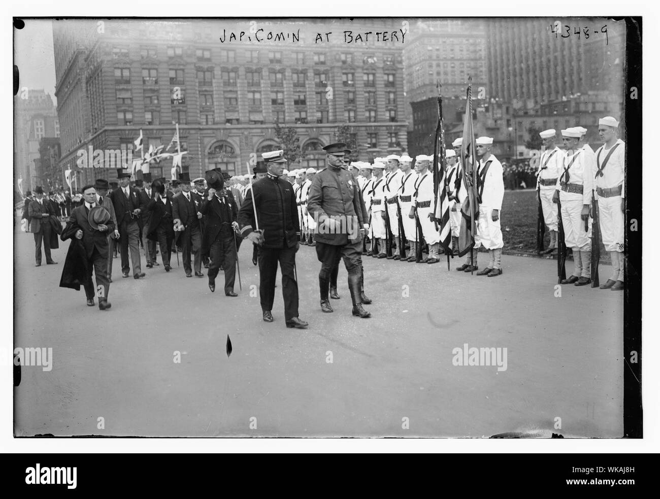 Commissione giapponese a batteria Foto Stock