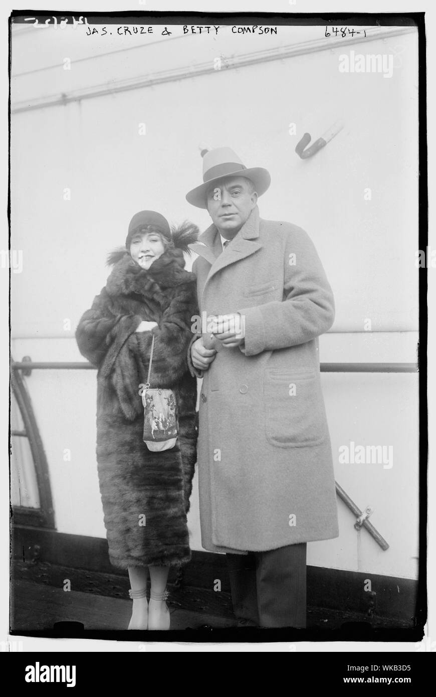 Jas. Cruze & Betty Compson Foto Stock